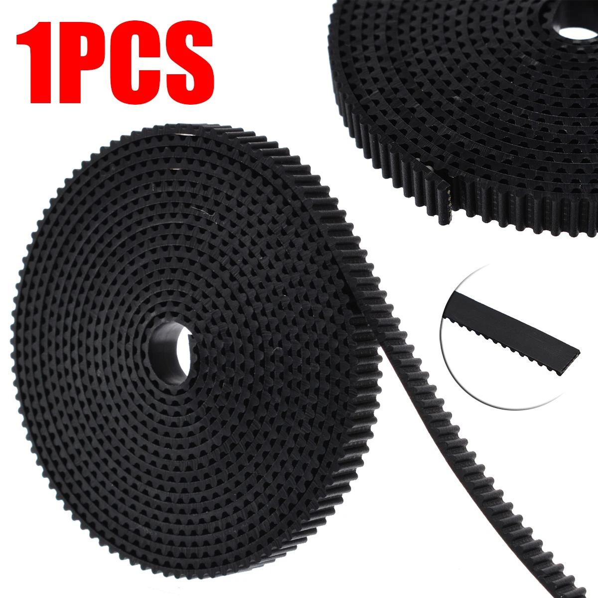 

New Arrival 2M 6mm Width GT2 RF Fiber Glass Reinforced Rubber Timing Belt Fit for 3D Printer Replacement Printer Accessories