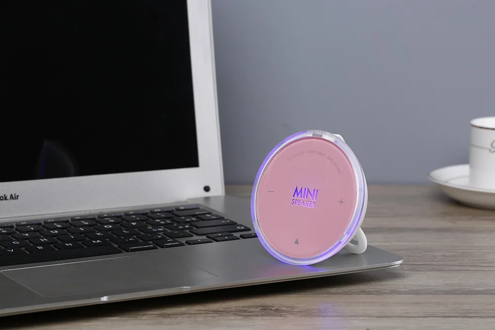 Мини-колонки ночник светильник с логотипом bluetooth беспроводной динамик поддержка