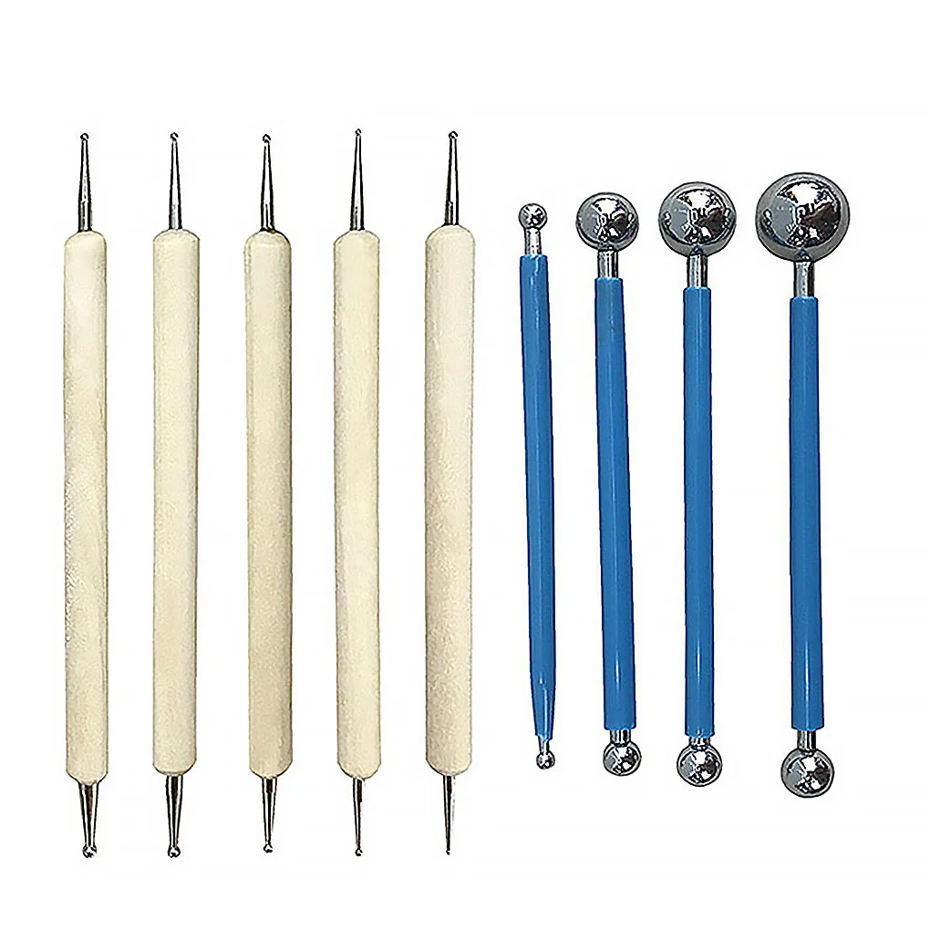 24 Pcs/set Pottery DIY Tool Set Clay Sculpting Ceramic Wooden Handle Shaping Modeling Kit | Дом и сад