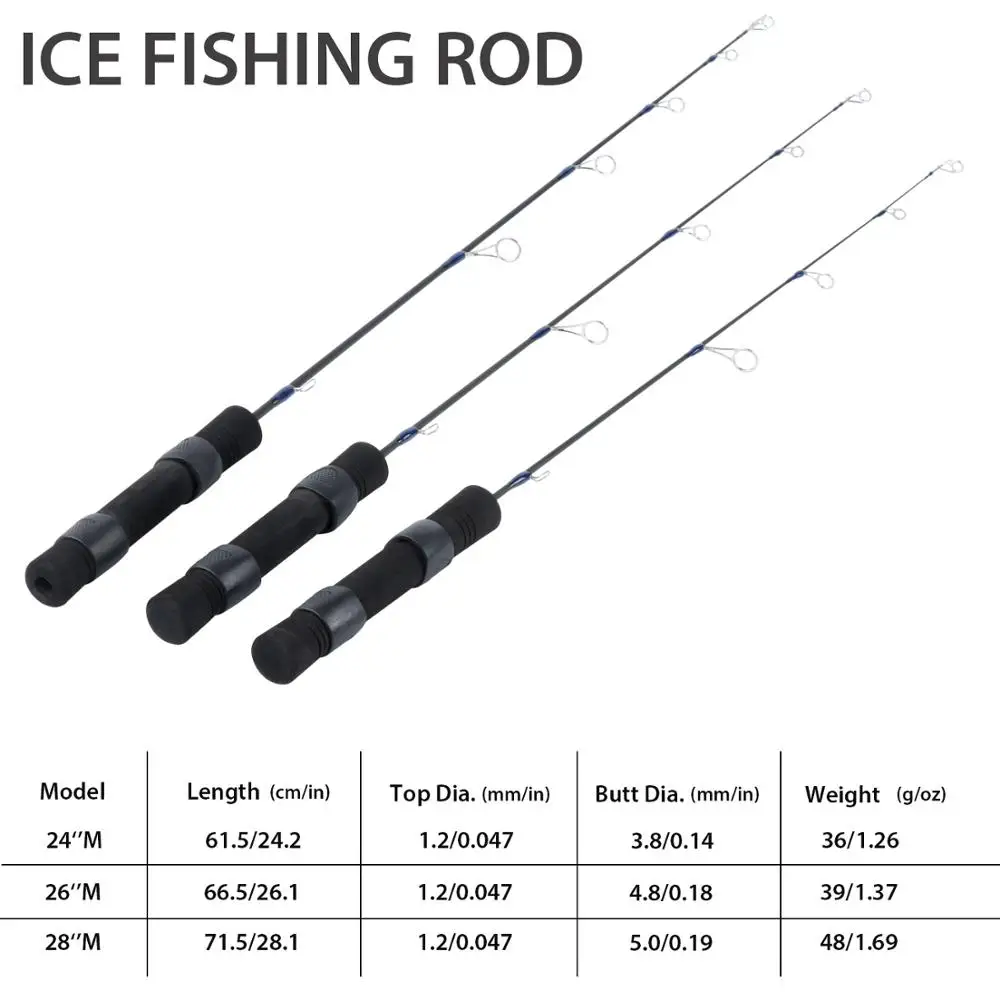 Sougayilang Удочка с креветками для подледной рыбалки портативные зимние удочки