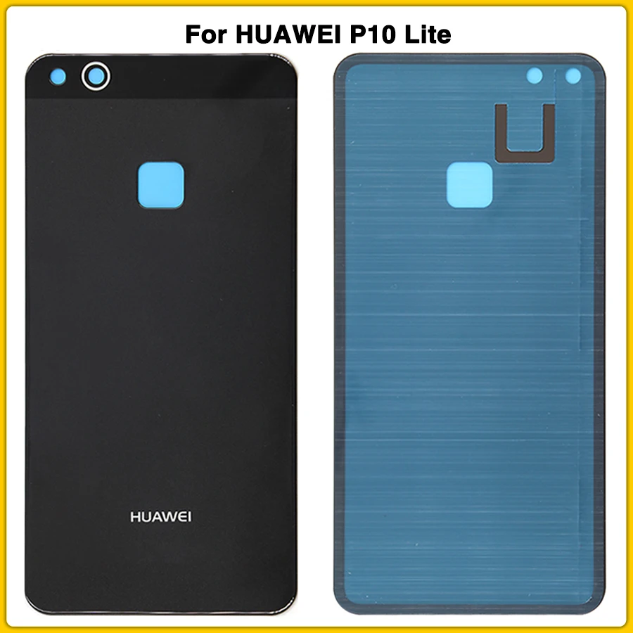 Чехол для задней панели P10Lite, стекло для HUAWEI P10 Lite 5,2 '', задняя крышка для батареи, задняя крышка для двери с клейкой наклейкой