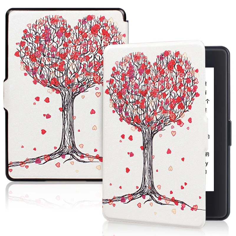 Love tree Чехол для Amazon Kindle 8-го поколения Смарт-оболочка кожаный флип ударопрочный защитный чехол для Kindle 8th чехол для планшета - Цвет: Love tree