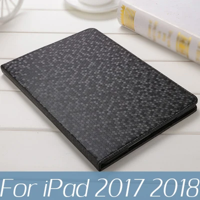 Для iPad 10,2 чехол 7th поколения планшет в виде ракушки для iPad mini iPad 9,7 5th 6th Air 1 2 iPad mini 5 4, 2, 3, ремешок из искусственной кожи Smart Cover - Цвет: black for iPad 2017
