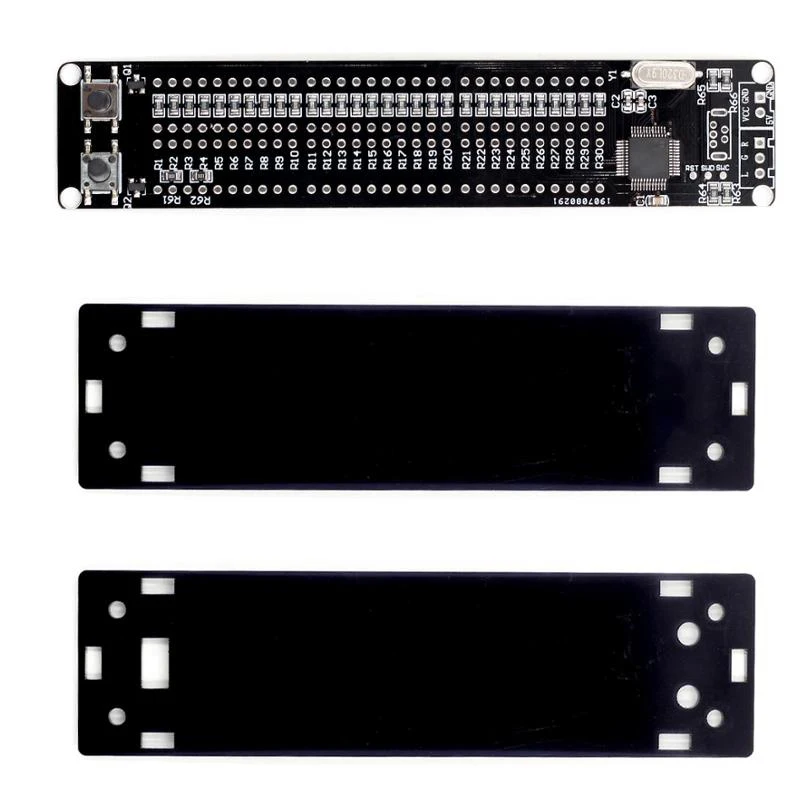 Мини двойной 30 уровневый индикатор VU Meter стерео усилитель плата с Режим АРУ DIY Kit |