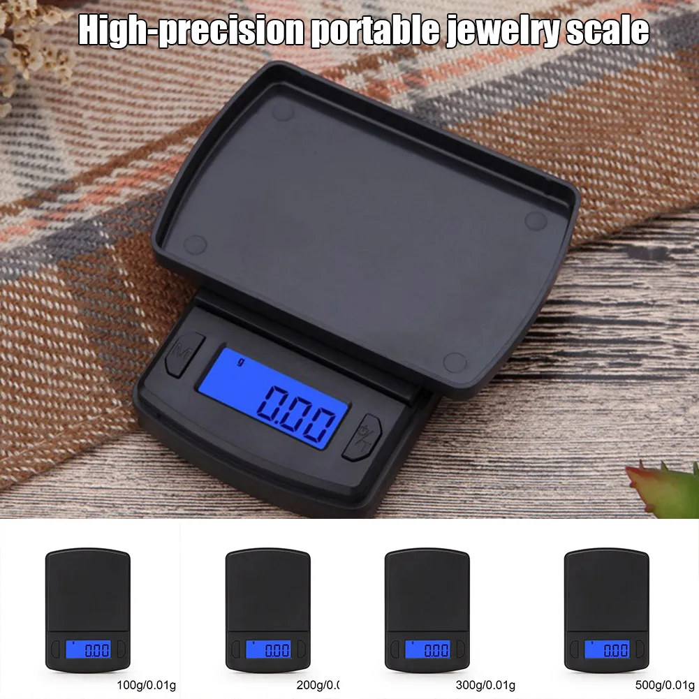

Mini Digital Electronic Pockets Weighing Scales 0.01 Grams to 500 Grams Gold Jewellery Portable