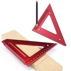 Метрическая треугольная линейка из алюминиевого сплава, 6 дюймов