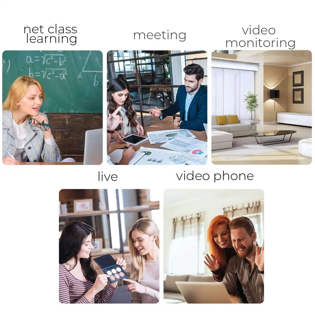 

Hot Full HD 480P Webcam Mini Computer PC WebCamera with Microphone Rotatable Cameras For Video Meeting Dropshipping