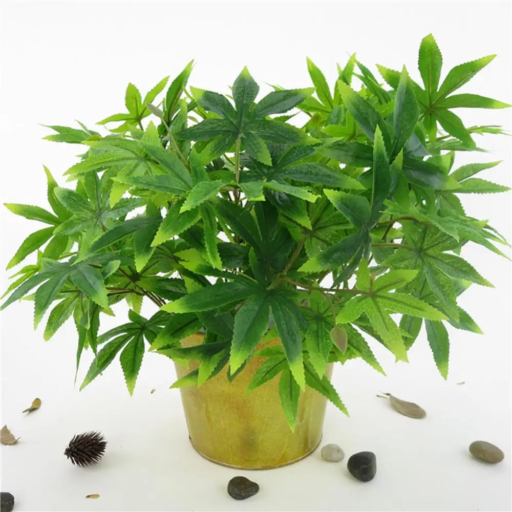 

artificial grass in a pot green fake plants potted grass plastic plants art home garden room official desk decorations