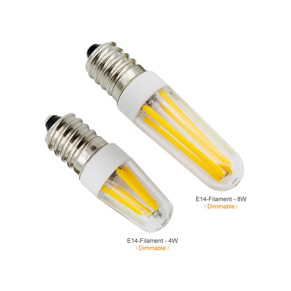 1 шт. 2 Вт 3 лампа для холодильника E14 светодиодный ЛАМПА 4 5 6 8 2835 3014 SMD 2609 лампы COB AC 220V