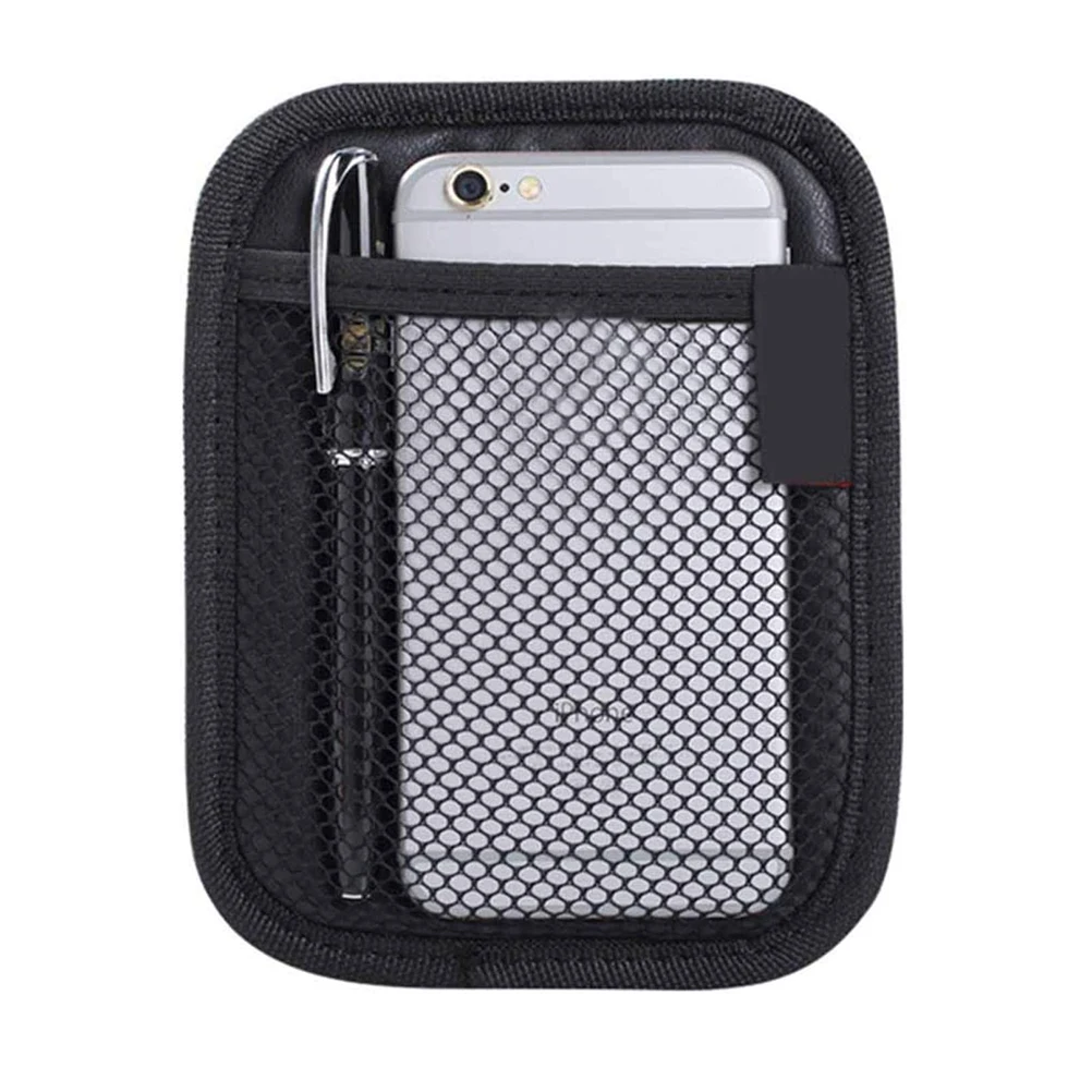 

Multifunctional Car Cell Phone Holder Net Pocket Mobile Phone Charge Box Holder Pocket Organizer For Purse Bag Phone Universal