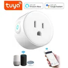 Умная Мини-розетка с Wi-Fi и голосовым управлением, 10 А, 90-250 В