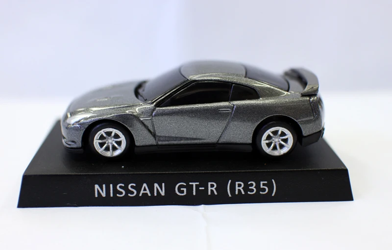 

New 1/72 Scale UCC NI-SSAN SKYLINENY GT-R R35 Gray diecast car pullback model