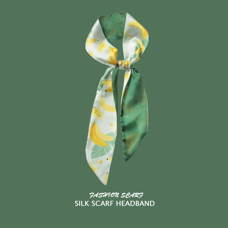 

Модный шейный платок, женский роскошный шарф 2022, Маленькая шаль, женский шелковый шарф для девушек, бандана, брендовый женский платок