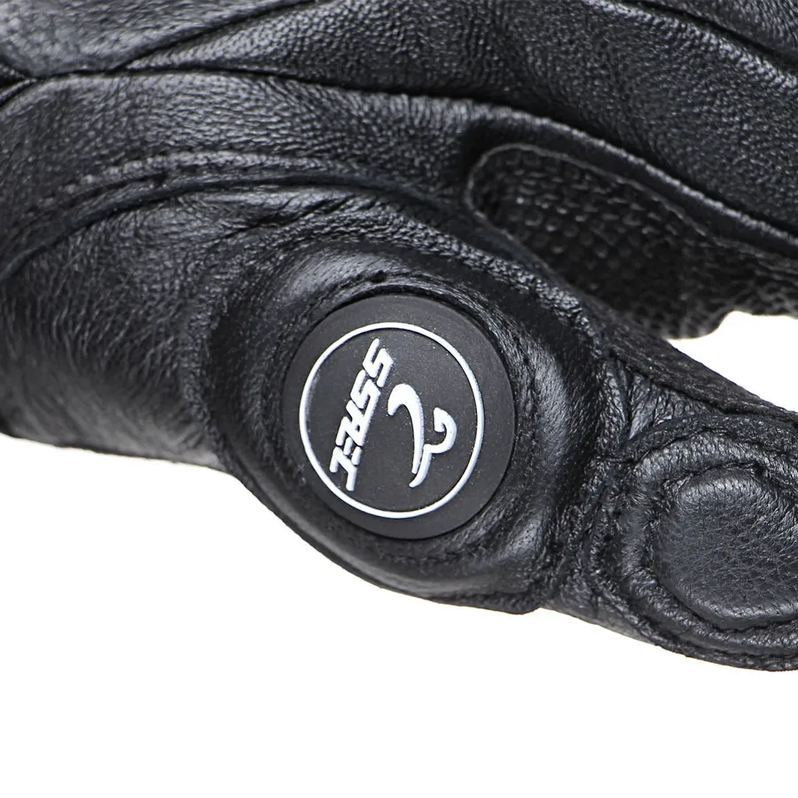 Кожаные перчатки для мотокросса SSPEC носимые мотоциклетные с защитой от падения