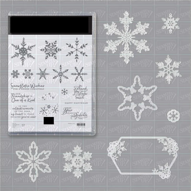 

Snowflake Metal Cutting Dies and Stamps Stencils For Card Making Decorative Embossing Suit Paper Cards Stamp DI