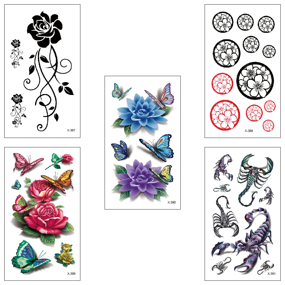 Водонепроницаемые временные фальшивые татуировки переводная наклейка с водой