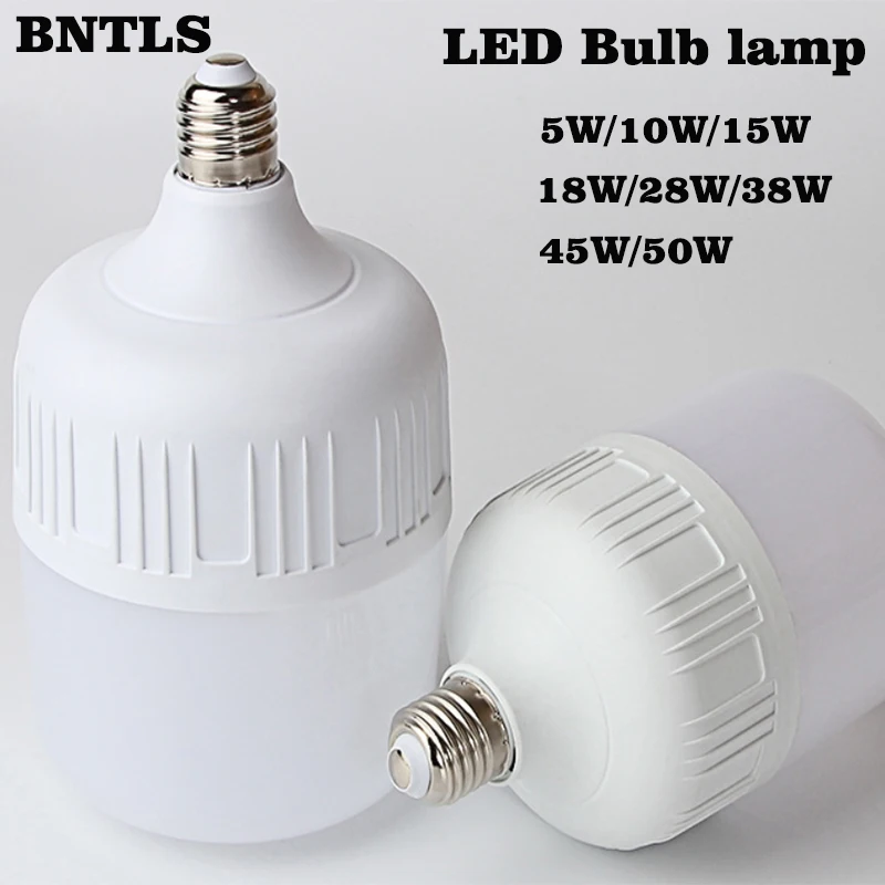 2 PCS/Lot 30W 40W 50W LED  Super Bright Constant Current Energy Saving Lamp High Power Household Lighting , Plastic Bulb