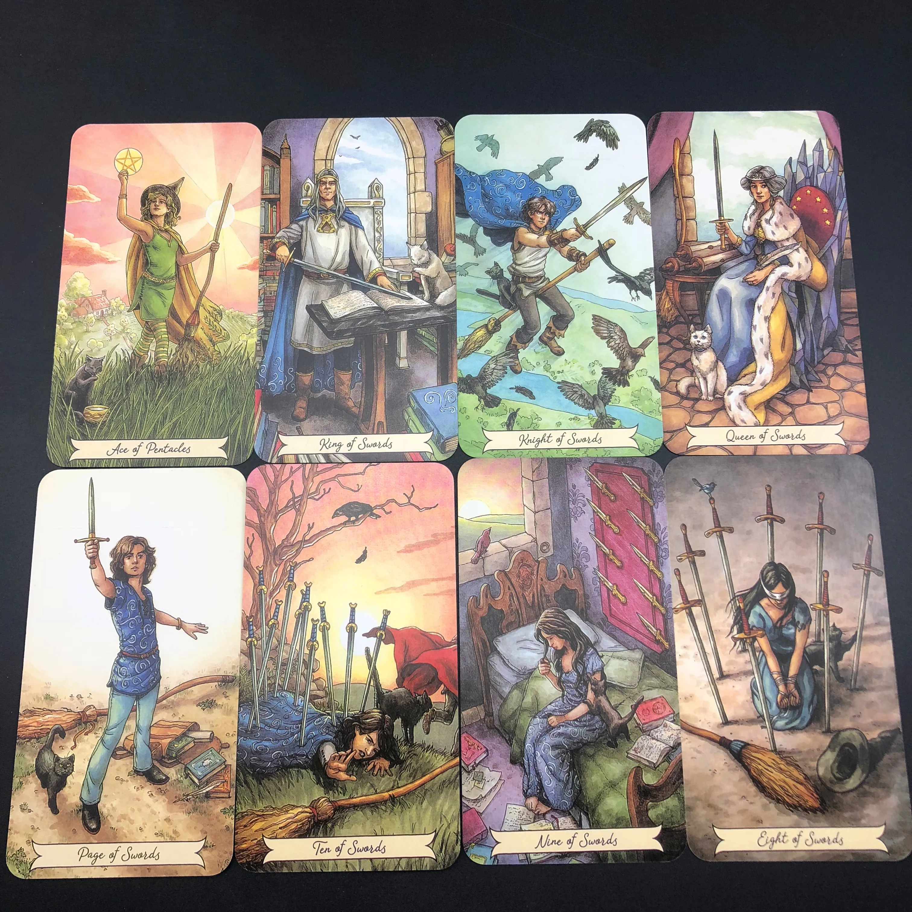 

Everyday Witch Tarot Cards English Tarot Deck Table Card Board Games Box Set Game Party Playing Cards Entertainment Family Games