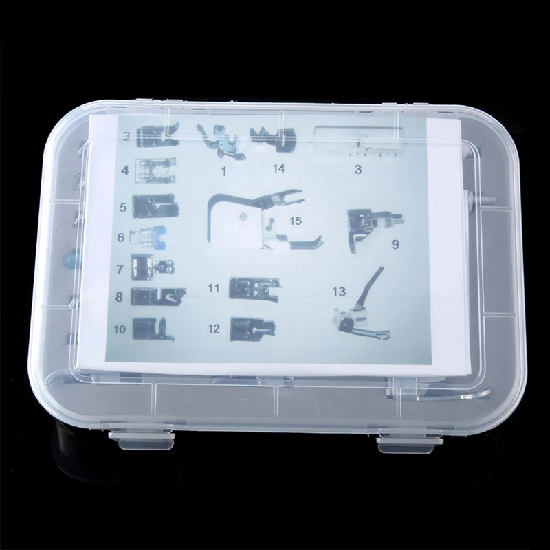 

Sewing Machine Presser/Walking Feet Kit 15 in 1 Set Dropshipping