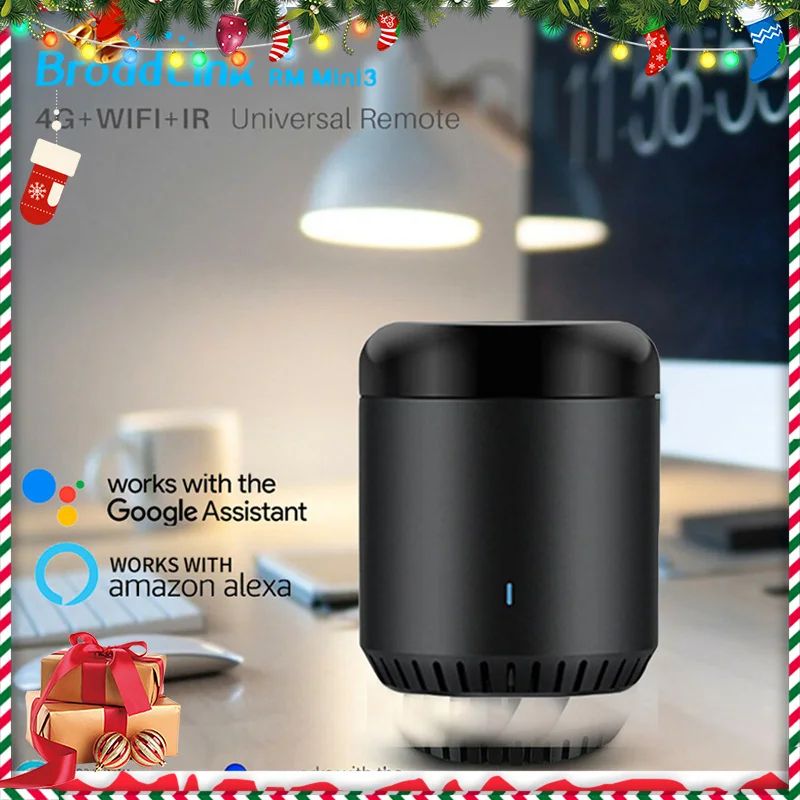 Умный дом Broadlink RM Mini3 Контролер работает для Alexa Google Home IFTTT приложение дистанционное управление WiFi+ IR+ 4G UK AU US EU адаптер