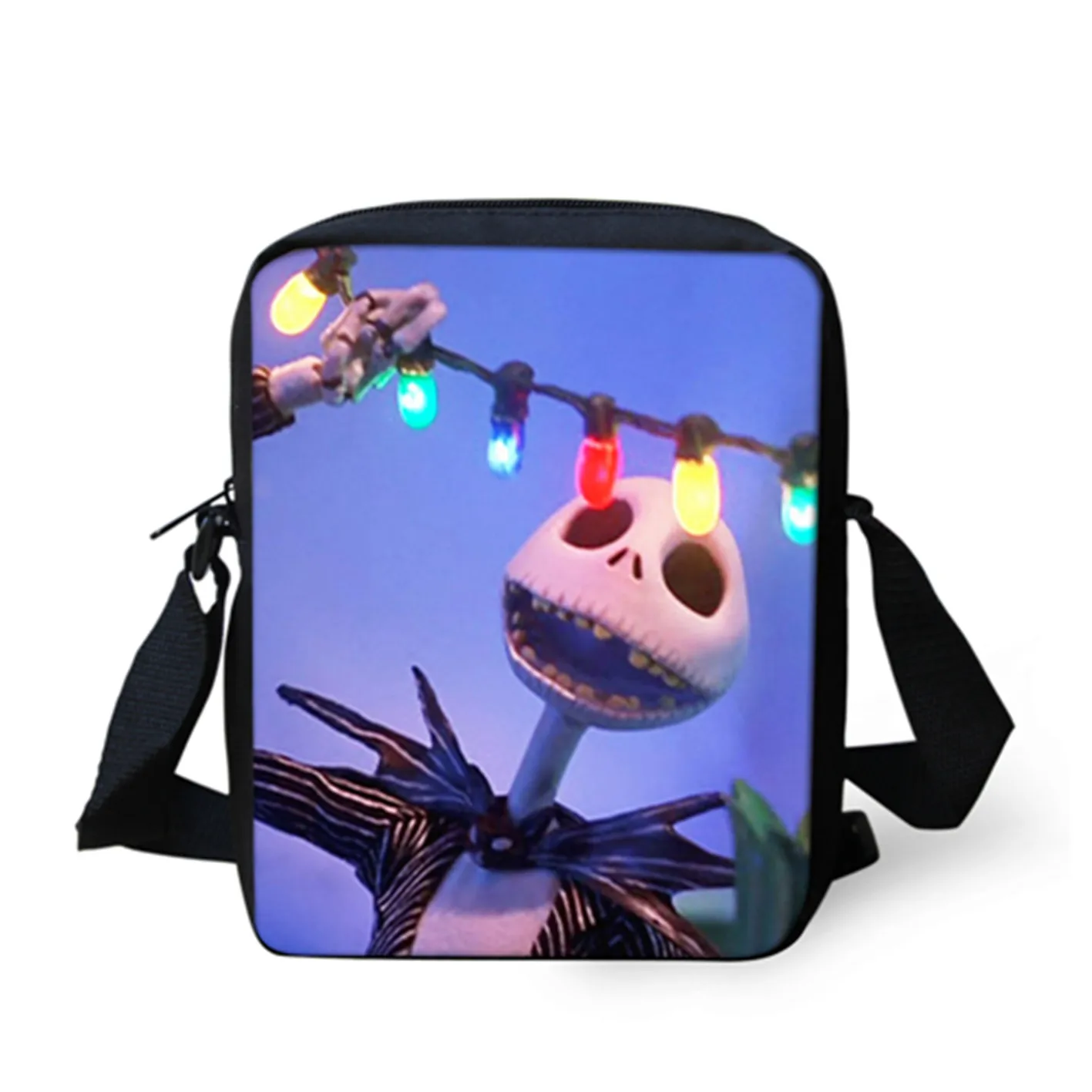 FORUDESIGNS/сумка-мессенджер с принтом Jack Skellington, Кошмар перед Рождеством, сумки через плечо, женская сумка, сумки на плечо, набор - Цвет: LD2090E