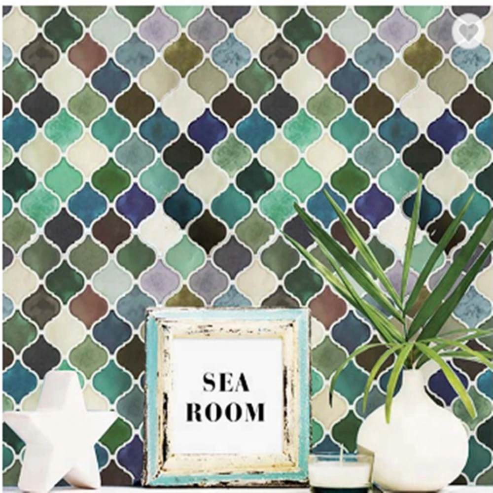 Настенная Наклейка 3D DIY обои кирпич клей камень Дерево текстурированные для