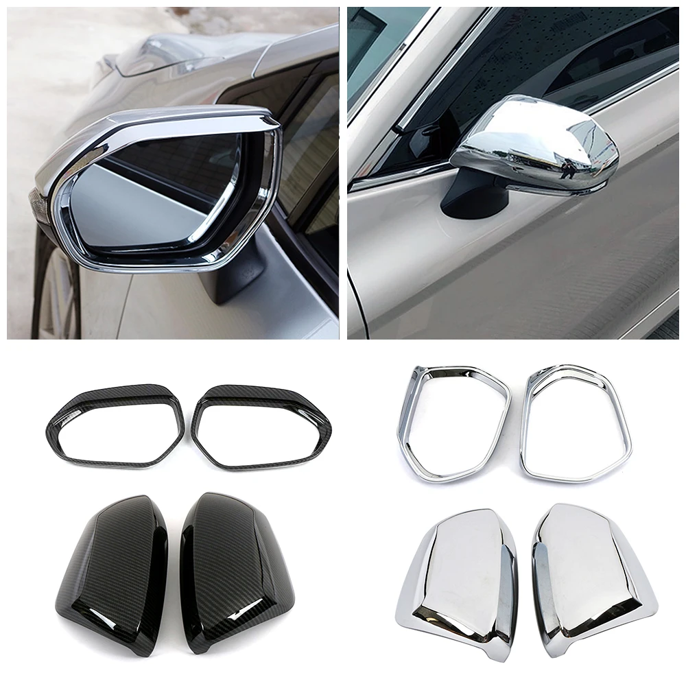 

For Toyota Corolla 2019 2022 Exterior Rearview Mirror Protector Shell Cover Side Mirror Rain Visor Trim