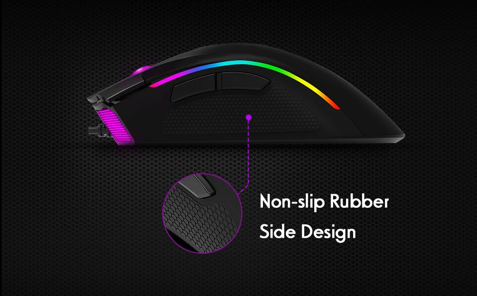Delux M625 PMW3360 Проводная игровая мышь геймерская эргономичная 7D RGB светодиодный мыши с подсветкой оптическая компьютерная мышь Mause 24000 dpi для Overwatch