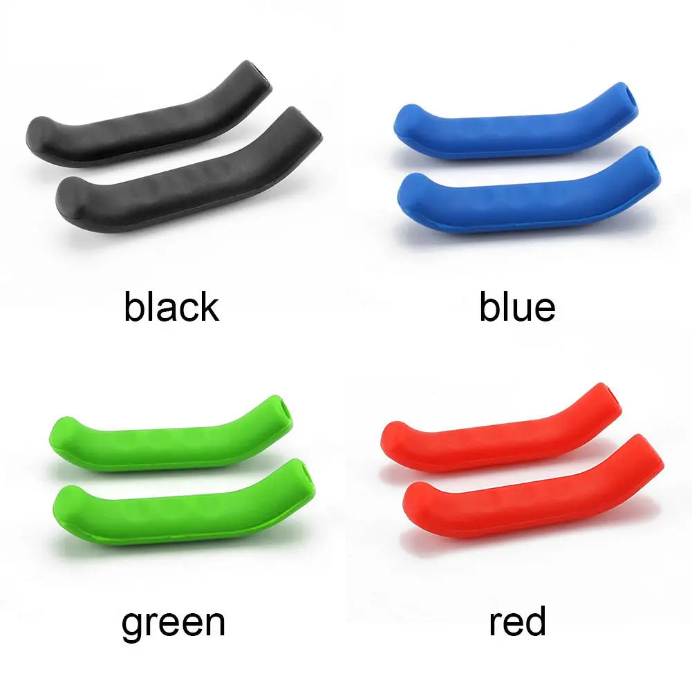

1Pair Universal Silicone Brake Handle bar Grips Cover Brake Handle Cover Mountain Bike Cycling Bicycle Protection Sleeve Cover