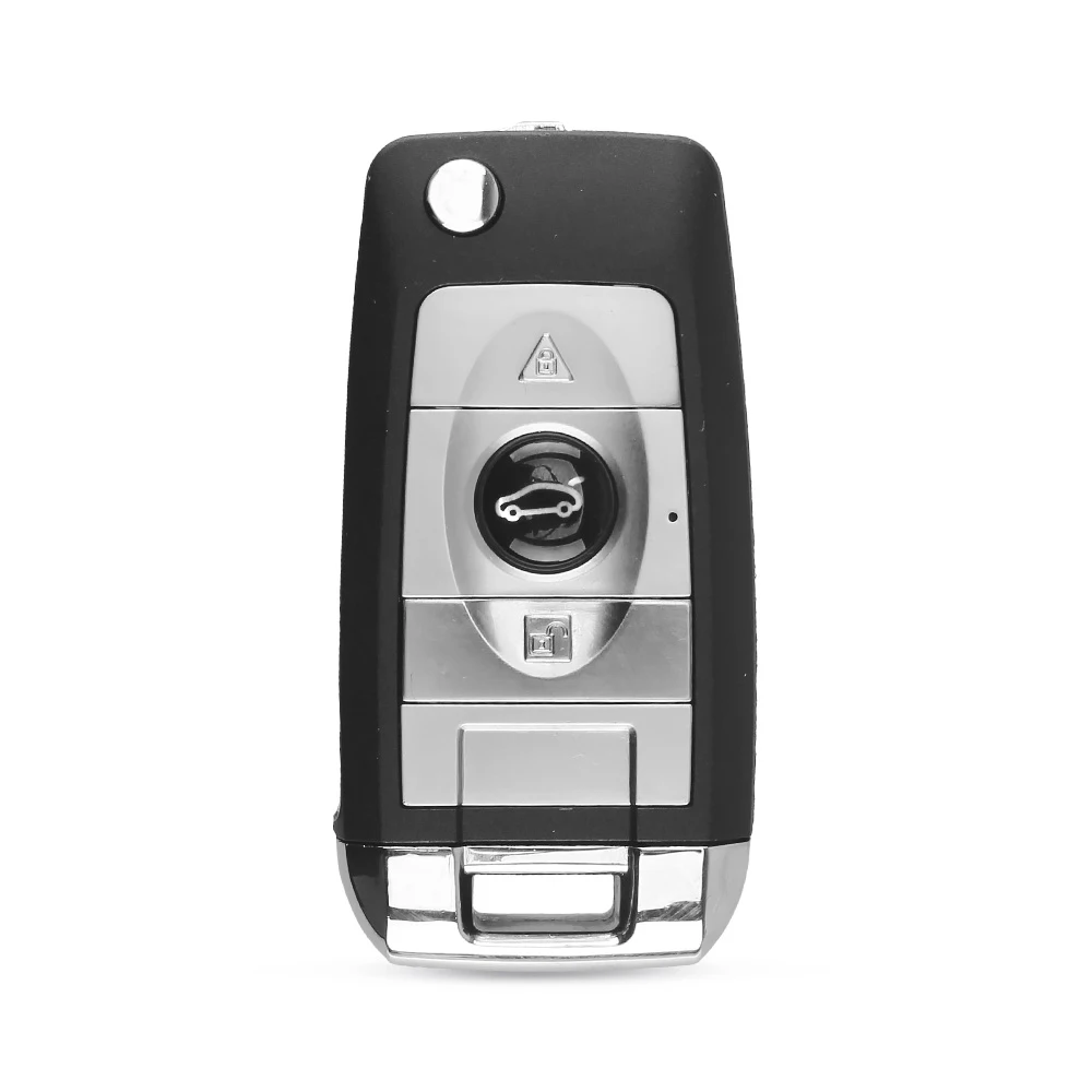 KEYYOU Modified Car Remote Flip Folding Key Shell Case For Volkswagen VW Golf 7 Jetta Passat Beetle Polo Bora Tail Metal | Автомобили и