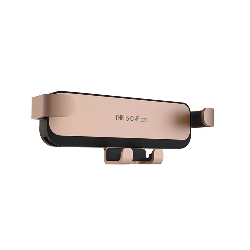 type4 gold Universal Gravity Bracket Car Phone Holder Air Vent Mount Stand Clip For Smartphone in Car Holder for iPhone X XS MAX Samsung S8 - Цвет: type4 gold