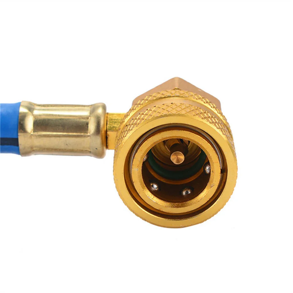 

1/4\\\\\\\" ACME R134A M14 A/C Car Air Conditioning Refrigerant Recharge Measuring Refrigerant Supplement Hose Pressure Gauge