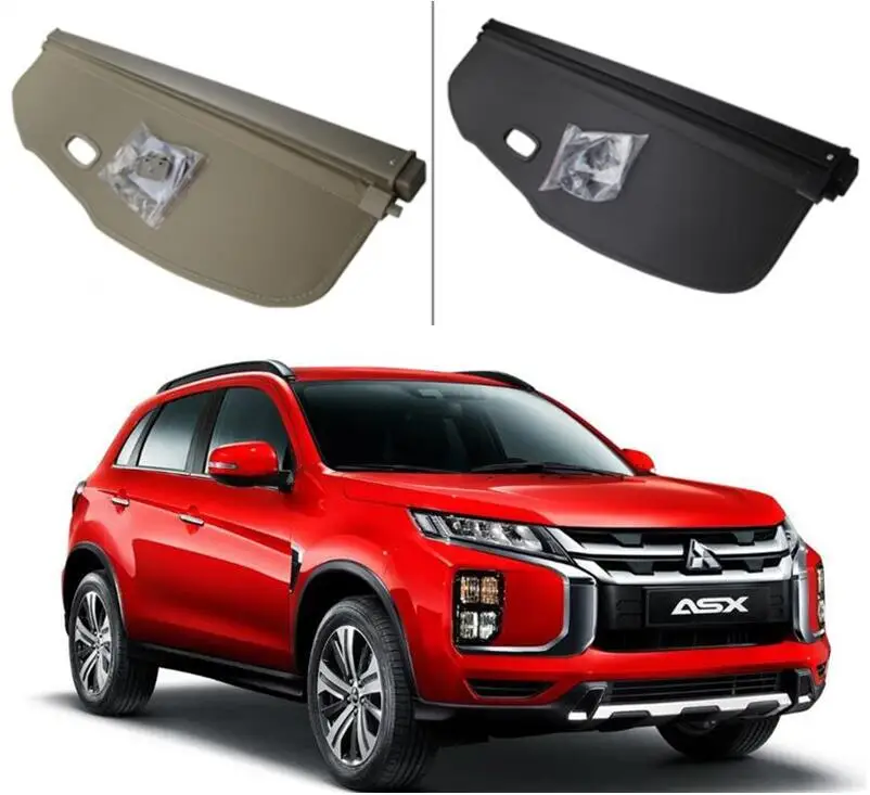 

Высококачественный защитный экран для заднего багажника Mitsubishi ASX 2020 2021 2022 (черный/бежевый)