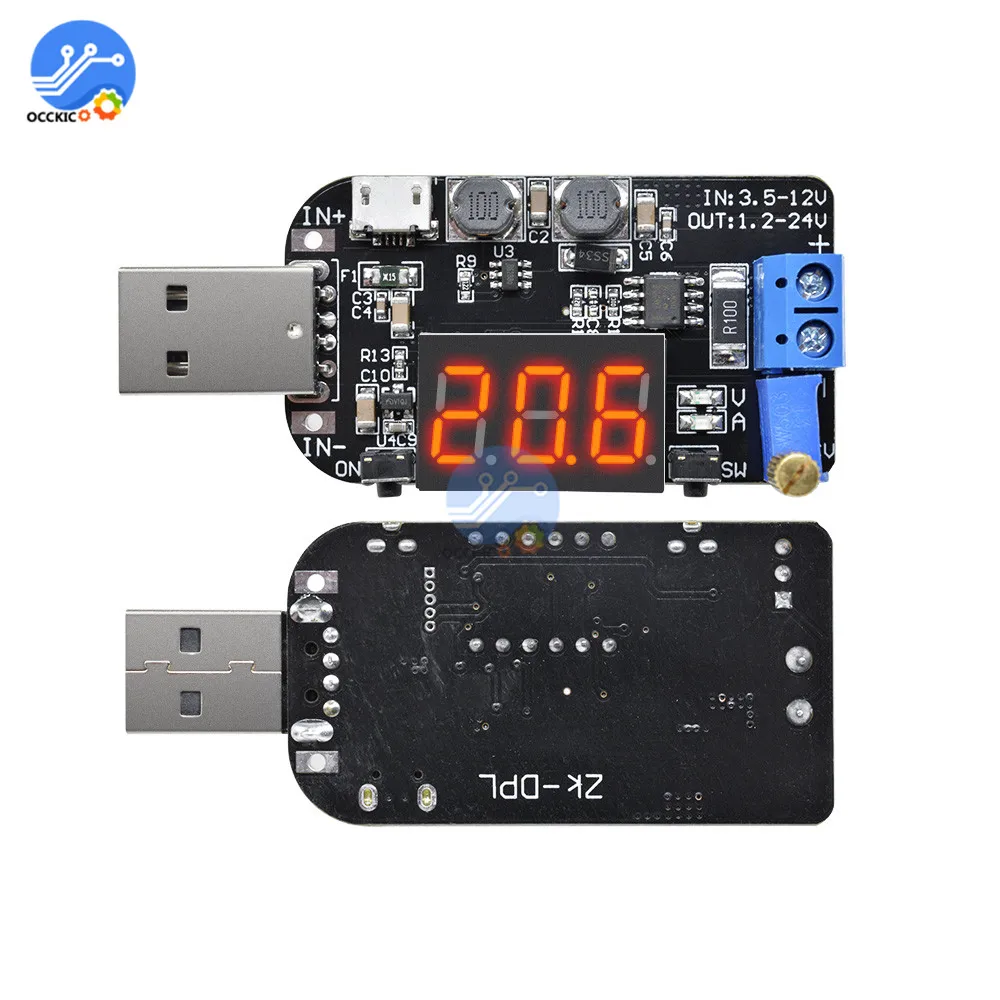 15 Вт модуль зарядного устройства USB DC CVCC при напряжении от 5 в до 1V 9V 12V 24V