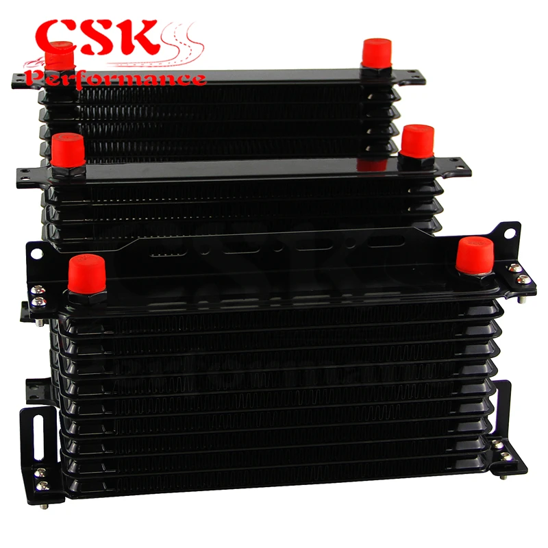 7 ряд машинное гоночный доверия масляный радиатор w/термостат фильтр адаптер