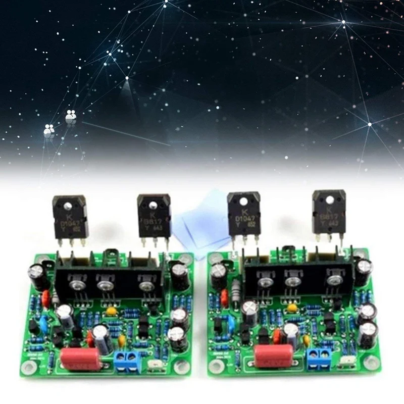2Pcs Mx50 Se 100Wx2 Dual Channels o Power Amplifier Board Hifi Stereo Amplifiers Diy Kit | Электроника