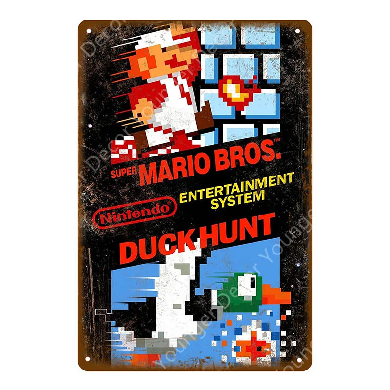 YD8086BI Кино, комикс, видео игра, Yoys Poster Play Gaming, металлические знаки, геймерская наклейка на стену для паба, бара, клуба, домашний декор, мультяшная доска, YI-162 - Цвет: YD8086BI