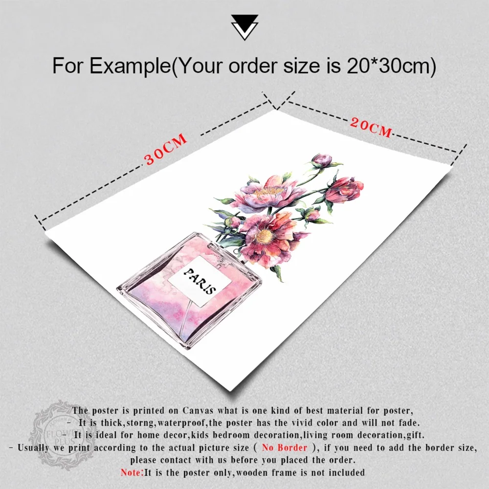 Современный настенный Декор для дома флакон духов Картина на холсте кокосовые