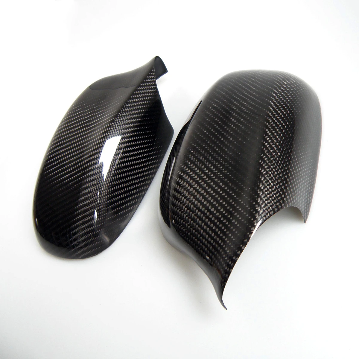 1 пара настоящее углеродное волокно боковое зеркало заднего вида крышки для BMW 3