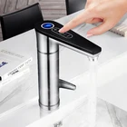 Kbxstart кран с подогревом воды домашний кухонный сенсорный кран для нагрева горячей воды с электрическим душевым 220 В индукционный нагреватель мгновенные Водонагреватель