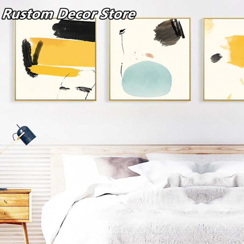 Настенные постеры ручной росписи в скандинавском стиле настенные