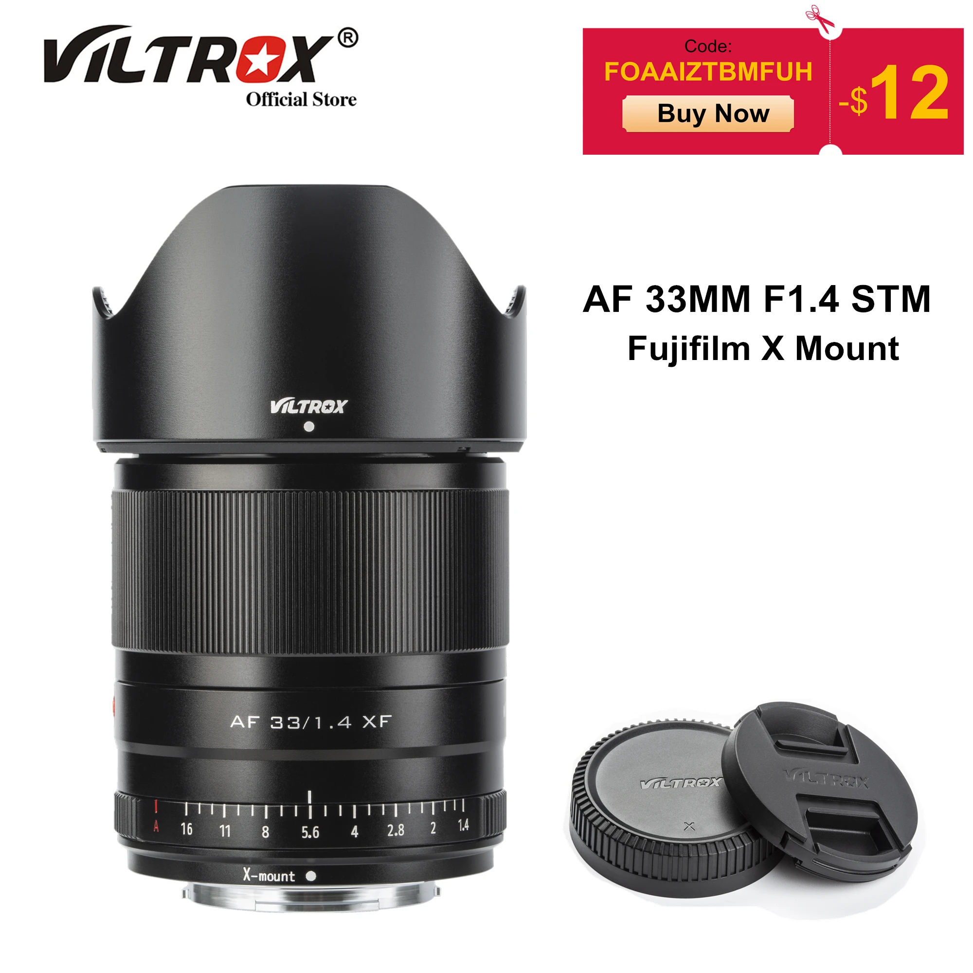 Viltrox 33 мм F1.4 XF автоматическая фокусировка портретный объектив с широкой