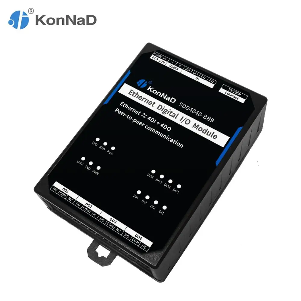 Модуль дистанционного управления IO Ethernet 4DI 4DO одноранговая коммуникационная