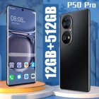 Смартфон P50 Pro, 2022 дюйма, 12 + 7,3 ГБ, Android 512