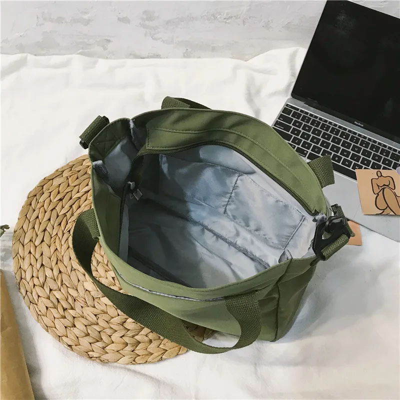 

Casual Brand Designers Canvas Bags Women Female Messenger Bag Korean Lady Shoulder Students Mobile Phone Purses simple style