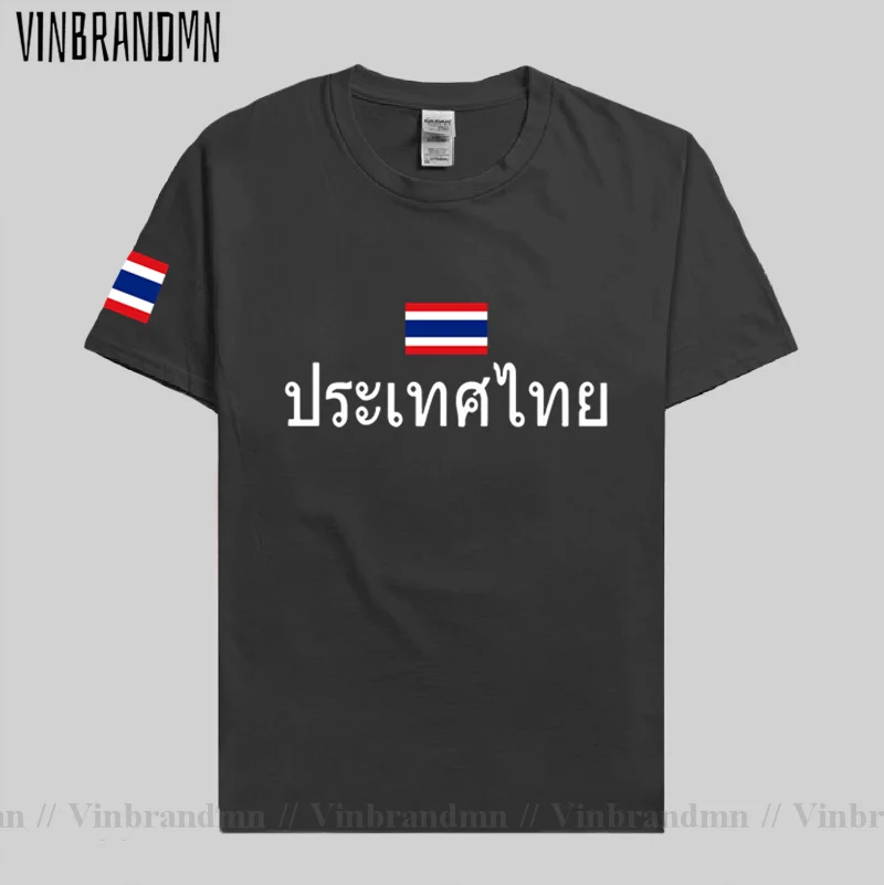 Мужские футболки из Таиланда с надписью сборной нации хлопковая футболка