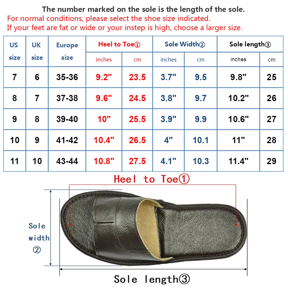 

Men Women Home Slippers Spring Summer Couple Indoor Non-slip Genuine Cow Leather Fashion Casual Single House Shoes Soft Soles