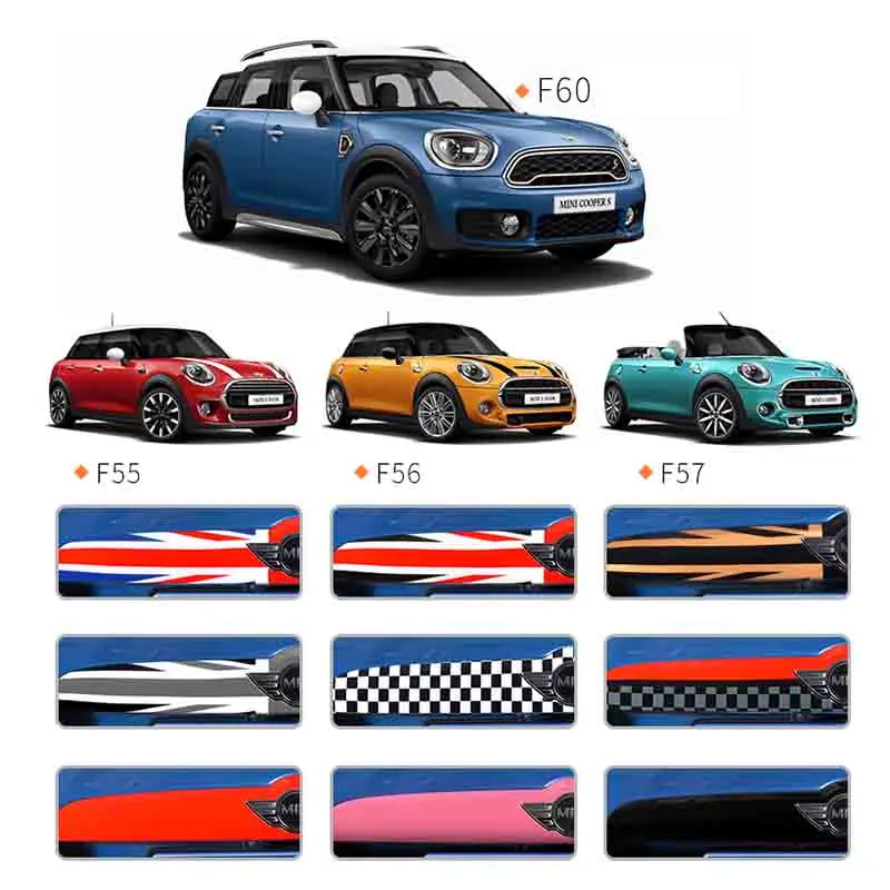 Крышка багажника Union Jack ABS декоративная накладка для Mini Cooper F60 F55 F56 F57 аксессуары