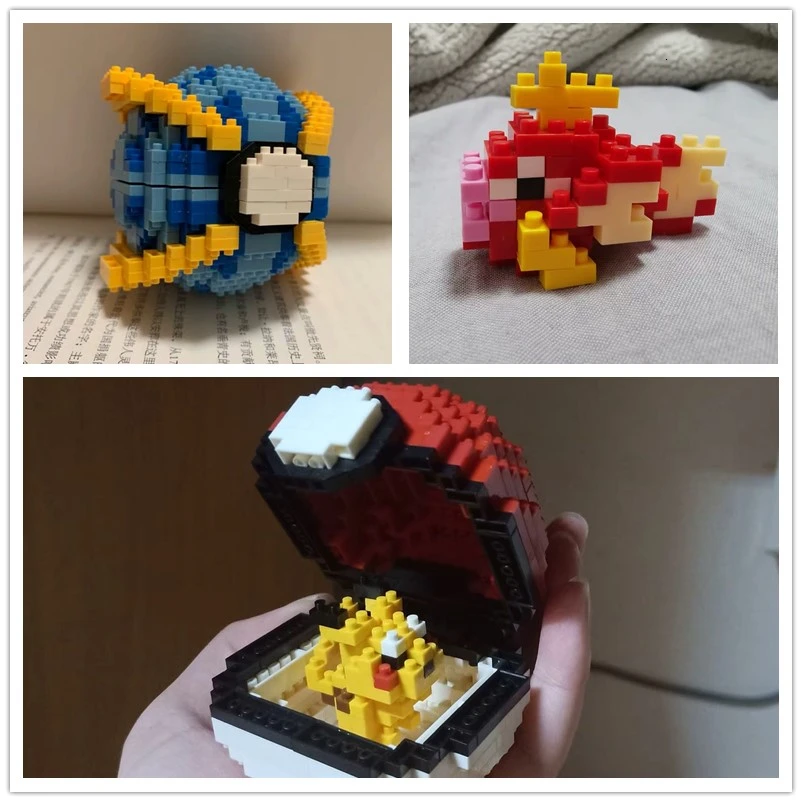 Wisehawk Ball Go Pikachu Charmander Eevee Конструкторы строительные игрушки Brinquedo детские Фигурки