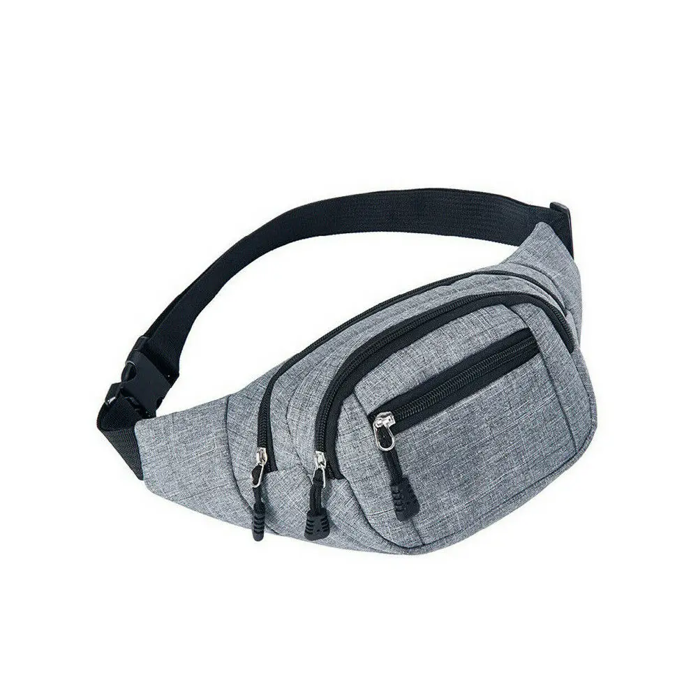 Забавная Повседневная дорожная поясная сумка на молнии для мужчин и женщин